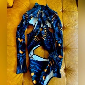 Brand new Badinka Rave Burning Man Bodysuit, size small